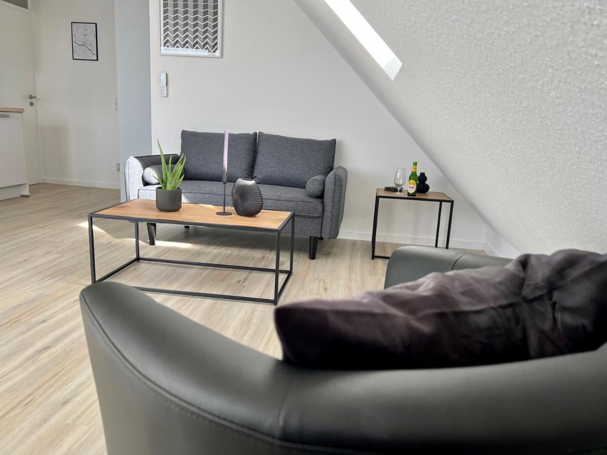 אמריך Panorama - Exklusives Apartment An Der Promenade Mit Dachterrasse & Rheinblick מראה חיצוני תמונה